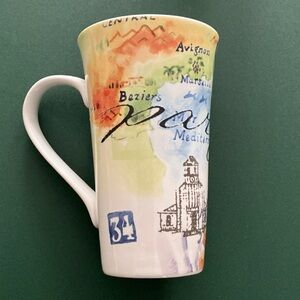 Paris Travel Eiffel Tower by 222 FIFTH Tall Coffee Mug